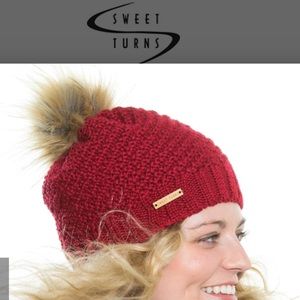 NWT Sweet Turns Lexington red beanie